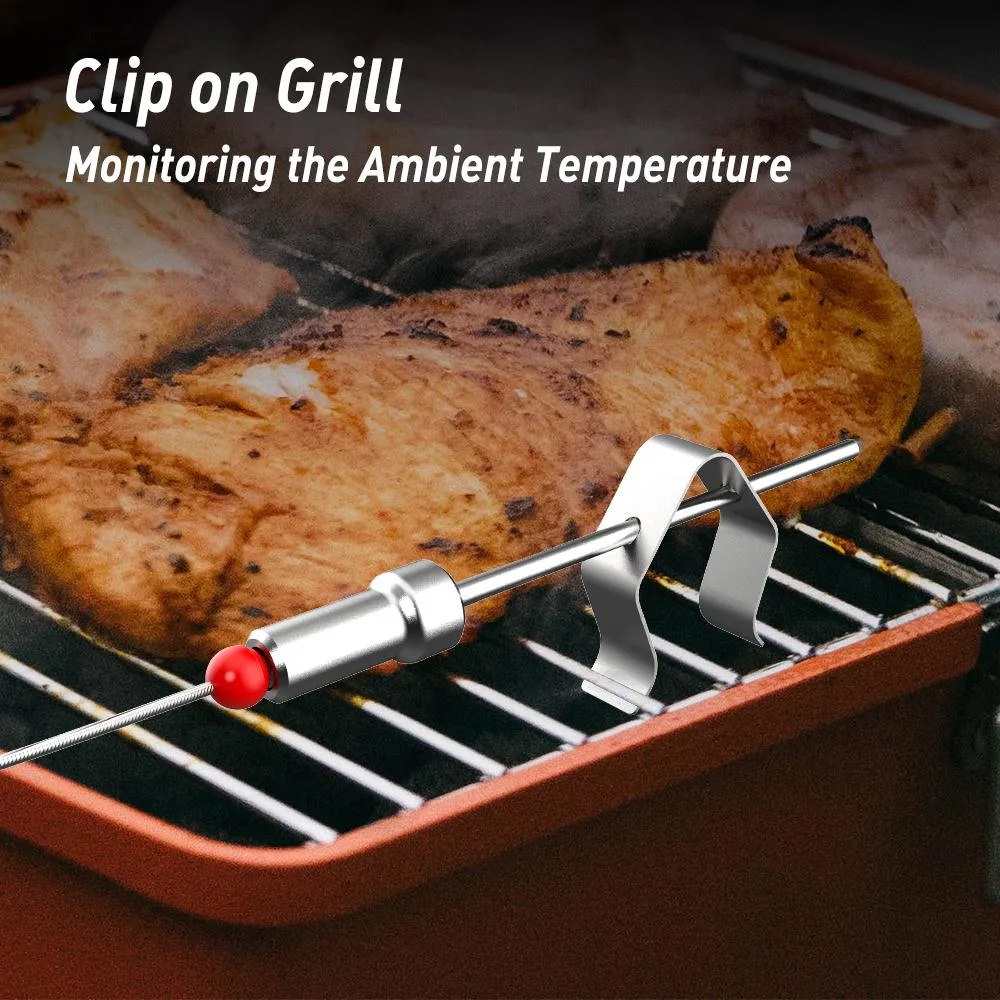 Digital WiFi Wireless BBQ Meat Thermometer with USB Oven Thermometer for BBQ