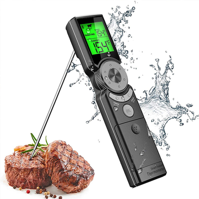Smart Cooking Digital Food Thermometer Waterproof Scroll Wheel Preset Back Light