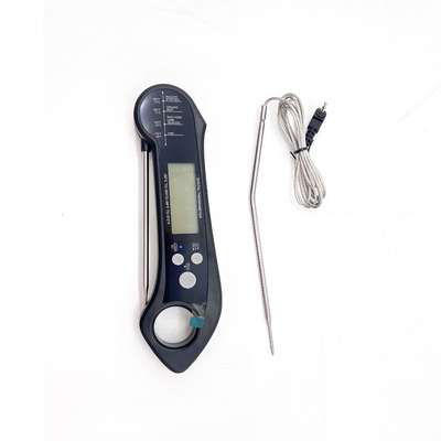 Safe 2 In 1 Dual Probe Digital Food Thermometer With Alarm Backlight