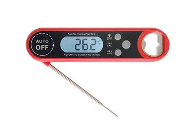 ABS Housing Fold Away Digital Food Thermometer High Resolution For Bbq