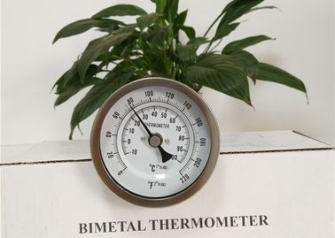Food Safe Probe Bimetallic Brew Kettle Thermometer With 82mm Large Dial