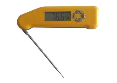 Custom Color Digital Food Thermometer IP68 Waterproof Folding Type For Kitchen Grill
