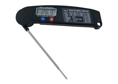 Super Fast Read BBQ Meat Thermometer , Black Color Meat Temperature Gauge