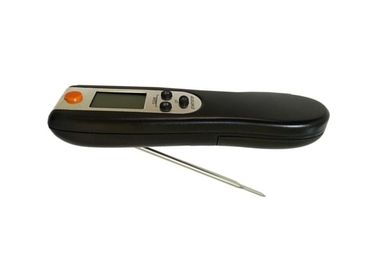 Food Cooking Folding Probe Thermometer / Timer With Meat Taste Preset