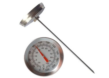 Large Dial Type Thermometer , Stainless Steel Dairy Cheese Making Thermometer