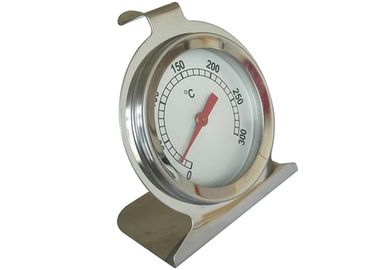Stainless Steel Bimetal Inside Oven Thermometer , Heat Resistant Oven Temperature Thermometer