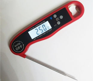CE Passed Digital Food Probe Thermometer / Bbq Cooking Thermometer White Backlight