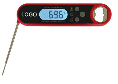 Instant Read Digital Barbecue Thermometer With Bottle Opener 3V Button Battery