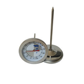 0-120°C Classic Style Meat Dial Thermometer With Animal Symbol No Need Battery