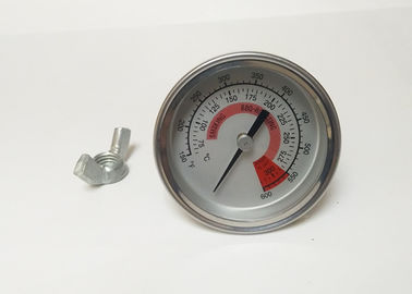 2.25" Dial Stainless Steel BBQ Meat Thermometer 57mm With Dual Gage