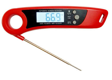 Folding Digital Food Thermometer With Stainless Steel Probe 1.75mm Needle Tip