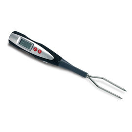 Durable Meat Probe BBQ Meat Thermometer / Digital Food fork Thermometer With LCD Digital Screen