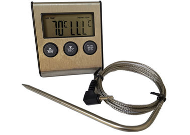 1.5V Digital Cooking Thermometer / Instant Meat Thermometer With Stainless Steel Probe
