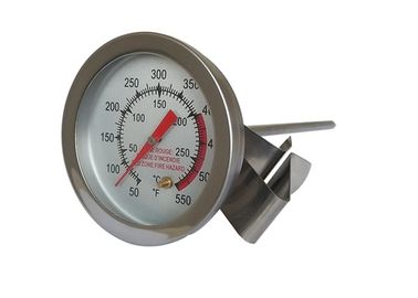 127 / 303mm SS Probe Candy Fry Thermometer Large Color Coated Dial