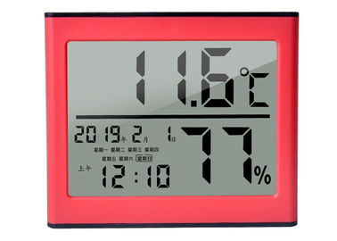 Battery Digital Hygro Thermometer Hygrometer With Timer Alarm Date