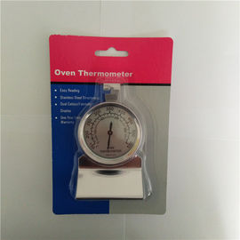 Stainless Steel Glass Lens Hanging Oven Thermometer No Need Battery