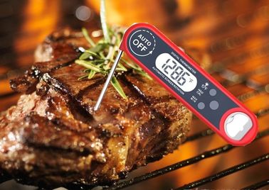 Auto Rotation Kitchen Instant Read Thermometer With Stainless Steel Probe