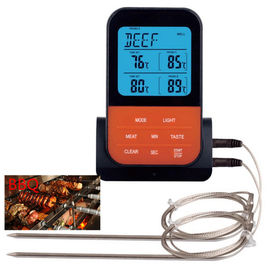 Dual Probe Remote Control Wireless Food Thermometer 30 Meters Remote Range
