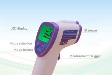 LCD Digital Medical Grade Forehead Infrared Thermometer Baby 3 Colors Backlight