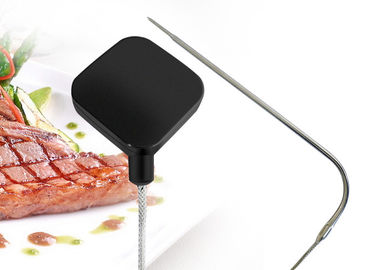 Black Smart Bluetooth Food Thermometer For Outdoor BBQ Smoker Cooking