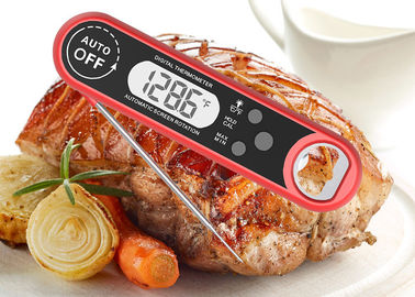Food Service Quick Read Digital Thermometer Auto Rotation Display With Long Life 3V Button Battery