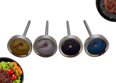 1'' Dial BBQ Meat Thermometer Temperature Gauge Food Safety SUS 304 Material