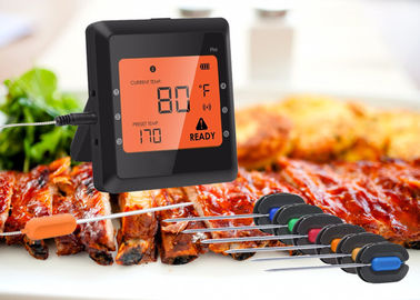 Outdoor Food Grilling BBQ Meat Thermometer Bluetooth With Magnet Backside
