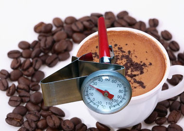 1" Dial Diameter Coffee Milk Thermometer High Accuracy Instant Read Analog Display