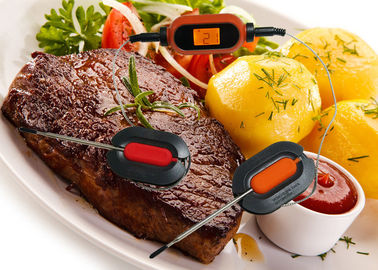 Wirless Food Bluetooth Barbecue Thermometer For Meat Cooking With Timer Function