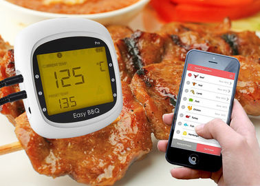 IOS Android Phone App Bluetooth Steak Thermometer Smart Food Thermometer With Oven Safe Probes