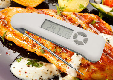 ABS Plastic Housing Digital Food Thermometer With 1.8mm Fine Tip For Grill Oven Smoker