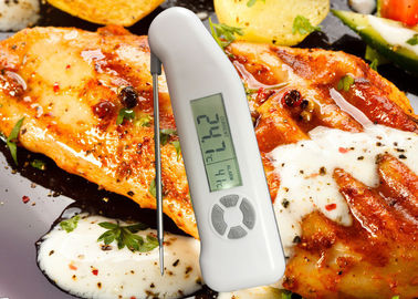 Electronic BBQ Meat Thermometer With High Temperature Alarm 0.5℃ Accuracy Collapsible Probe
