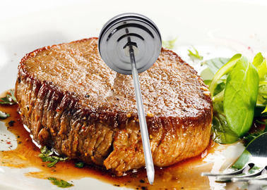 Stainless Steel Instant Read Thermometer 52cm Dial Diameter Meat Temperature Measuring