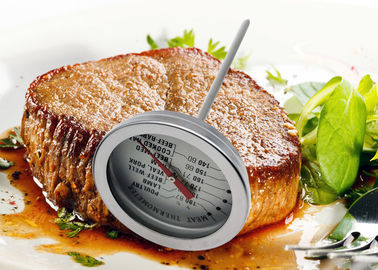 Large Dial High Accuracy Meat Temperature Gauge For Turkey Steak Roasting