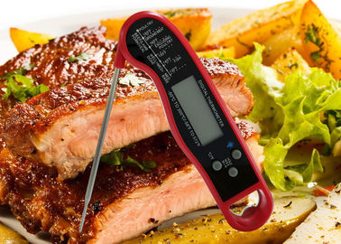 Electronic Foldable Probe BBQ Meat Thermometer With Meat Temperature Guide