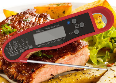 Digital Waterproof Instant Read Thermometer Auto Power Off With Bottle Opener
