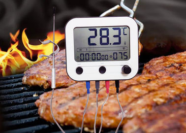 4 Probes Channels Smart Bbq Thermometer High Accuracy With 1 Year Warranty