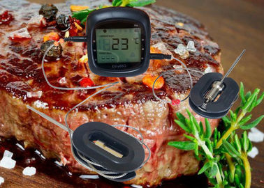 Six Probes Wireless Bluetooth BBQ Thermometer High Accuracy With Backlight
