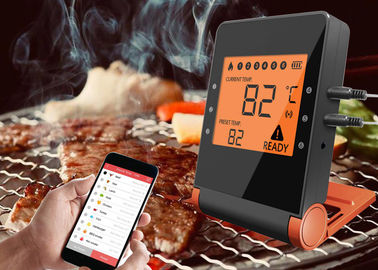 Lightweight Bluetooth Meat Thermometer 100 Meters Wireless Range For Food Cooking