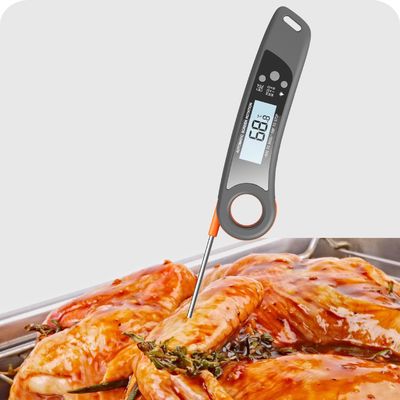 LCD Backlight Kitchen Cooking Meat Digital Food Thermometer