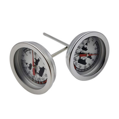 Oven Safe Analog Meat Bbq Bimetallic Thermometer Manufacturers