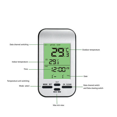Smart Digital Instant Read Thermometer Swimming Pool Water Temperature Thermometer
