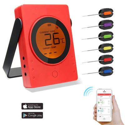 6 Channels Bluetooth Food Thermometer With Free App