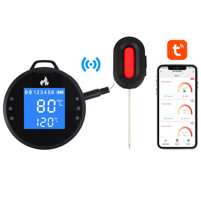 BBQ Grill Meat Thermometer Wireless Wifi Connection Supporting 6 Channels