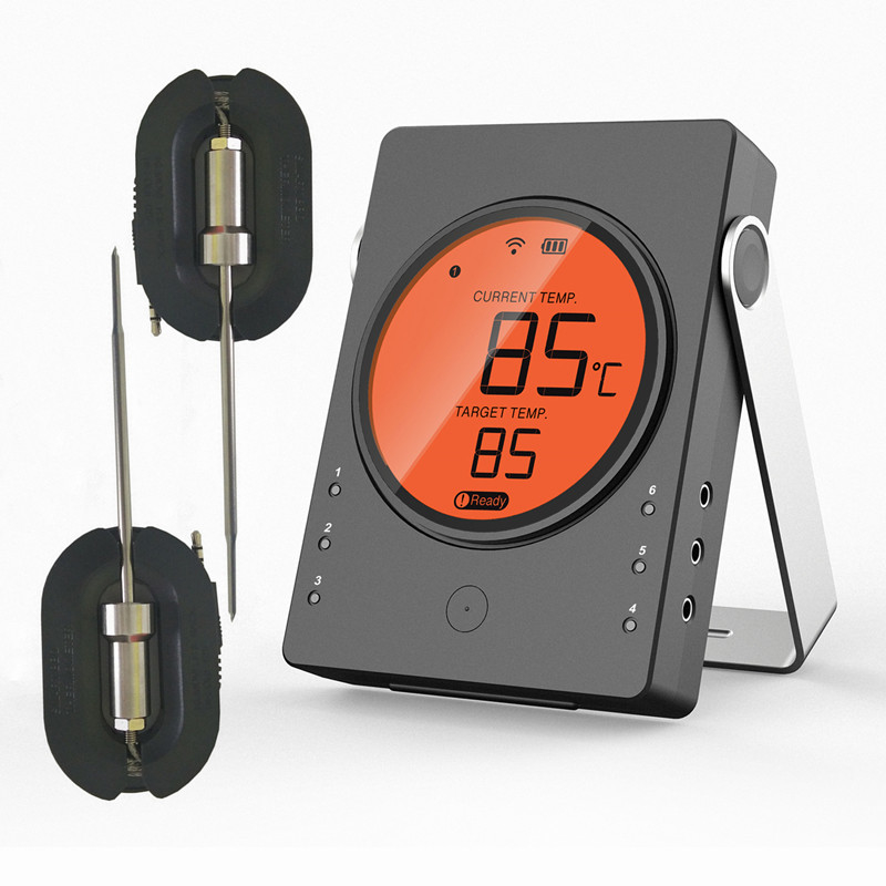 High Temperature Bluetooth Food Thermometer Meat Probes With App Alarm