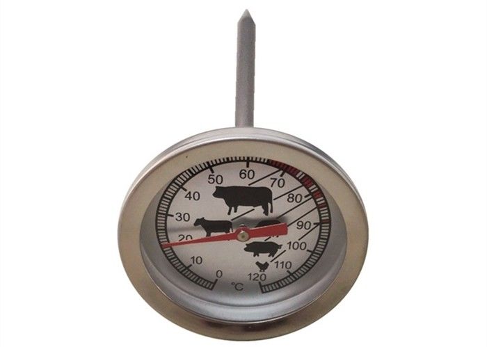Stainless Steel Oven Meat Thermometer Instant Read With Animals Print