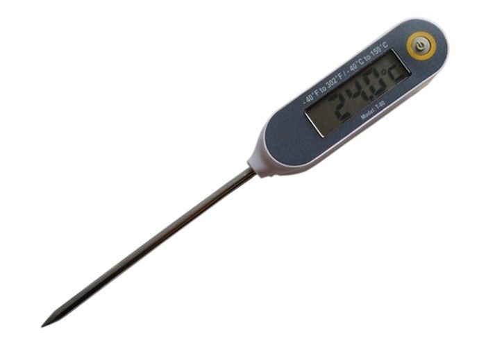 Digital Pocket Meat Heat Thermometer Easily Calibrated Waterproof With Hold Function