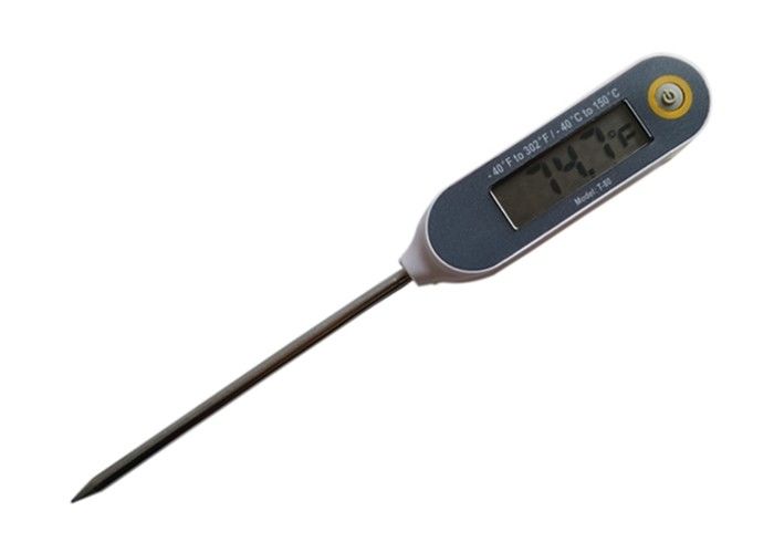 IP68 Instant Read Digital Thermometer , Auto Cal Industrial Meat Thermometer