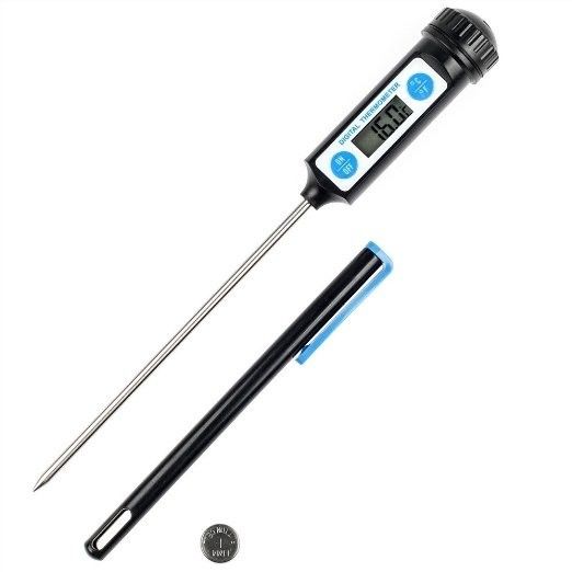 127 Mm Long Probe Instant Read Kitchen Thermometer , Fast Read Thermometer CE Certification