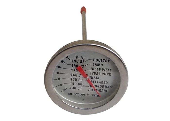 Durable Mechanical Bimetallic Food Meat Thermometer With Food Safety Probe